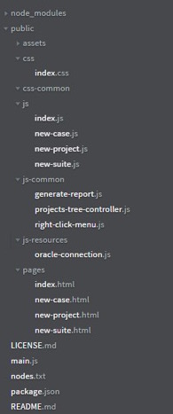 File Structure screenshot